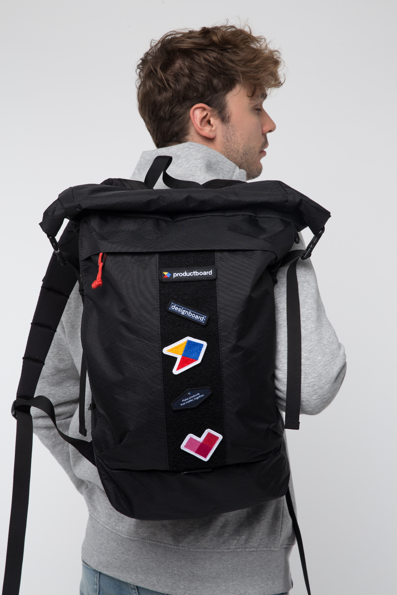Productboard branded backpack