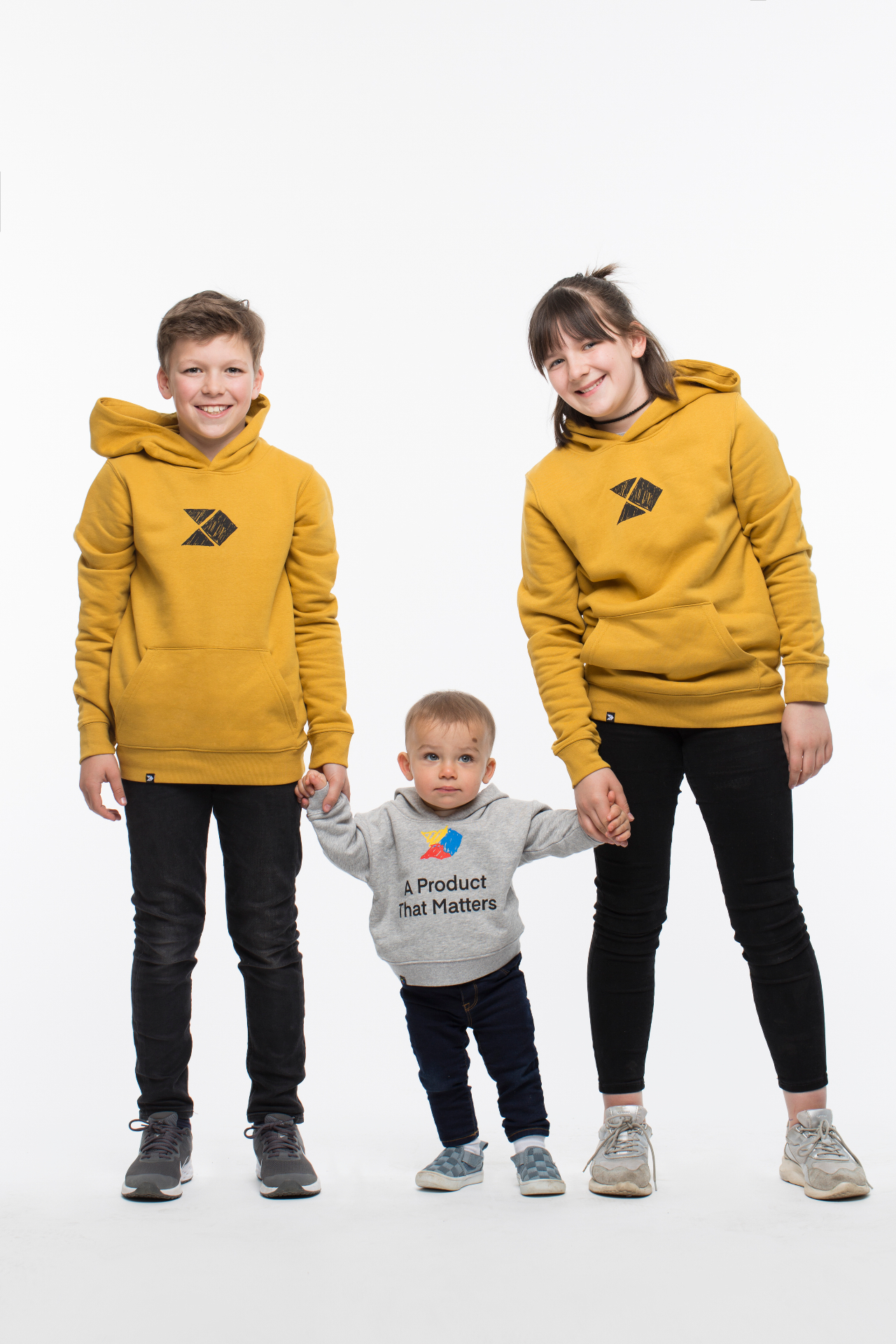 Productboard branded children's hoodies